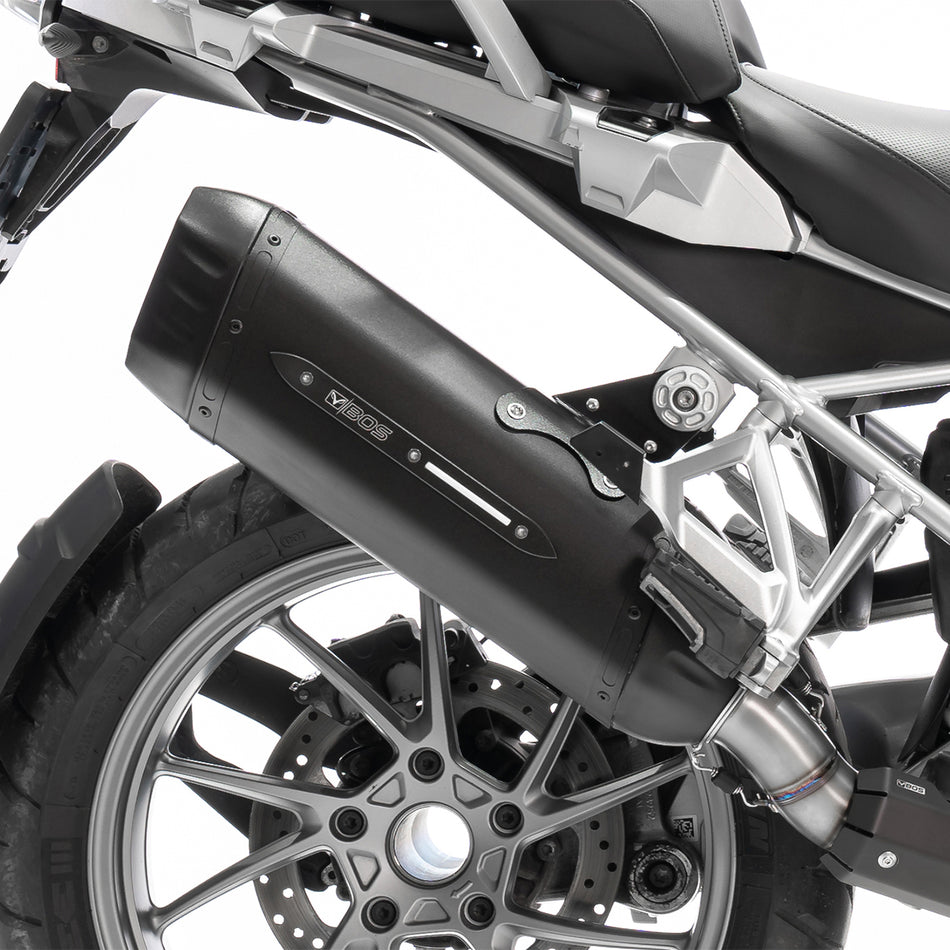 R 1200 GS Exhaust | 2013 - 2019 | BOS DesertFox BlackCoated