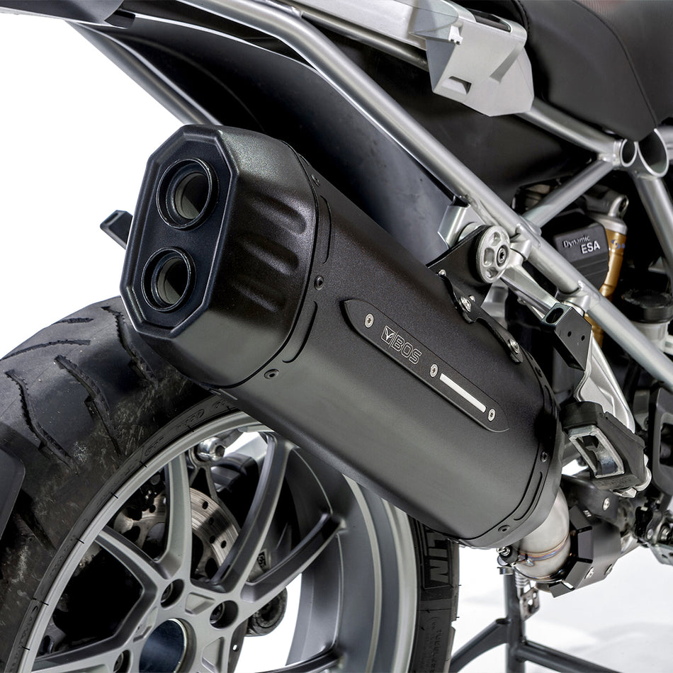 R 1200 GS Exhaust | 2013 - 2019 | BOS DesertFox BlackCoated