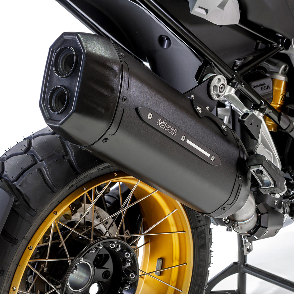 R 1250 GS Exhaust | 2019 - 2025 | BOS DesertFox BlackCoated