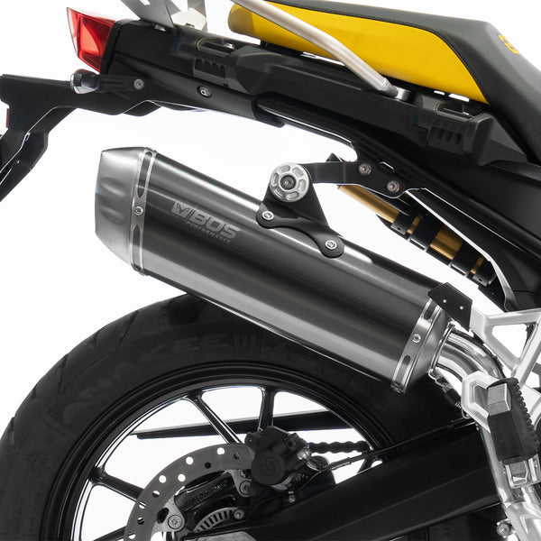 F 750 GS Exhaust | 2018 till 2023| DUNEFOX CS Carbon Steel