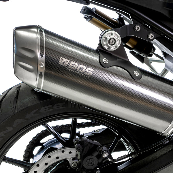 F 750 GS Exhaust | 2018 till 2023| DUNEFOX CS Carbon Steel