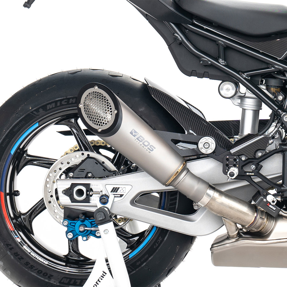 M 1000 RR Exhaust | 2023 - PRESENT | BOS SSEC GP Titanium
