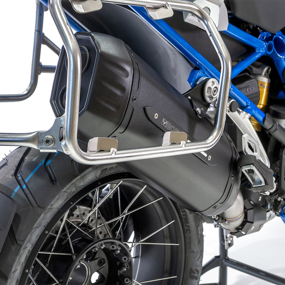 R 1200 GSA Exhaust | 2014 - 2019 | BOS DesertFox BlackCoated