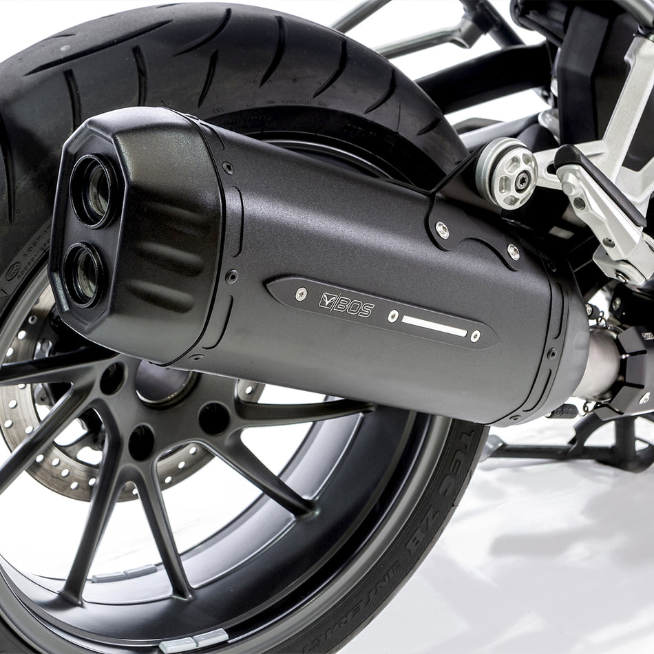R 1200 R Exhaust | 2015 - 2019 | BOS DesertFox BlackCoated