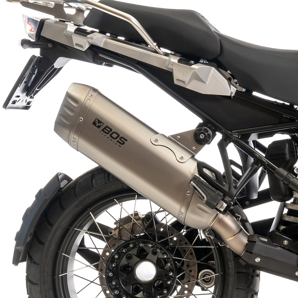 R 1250 GS Adventure Exhaust | 2019 - 2025 | BOS DesertFox Titanium