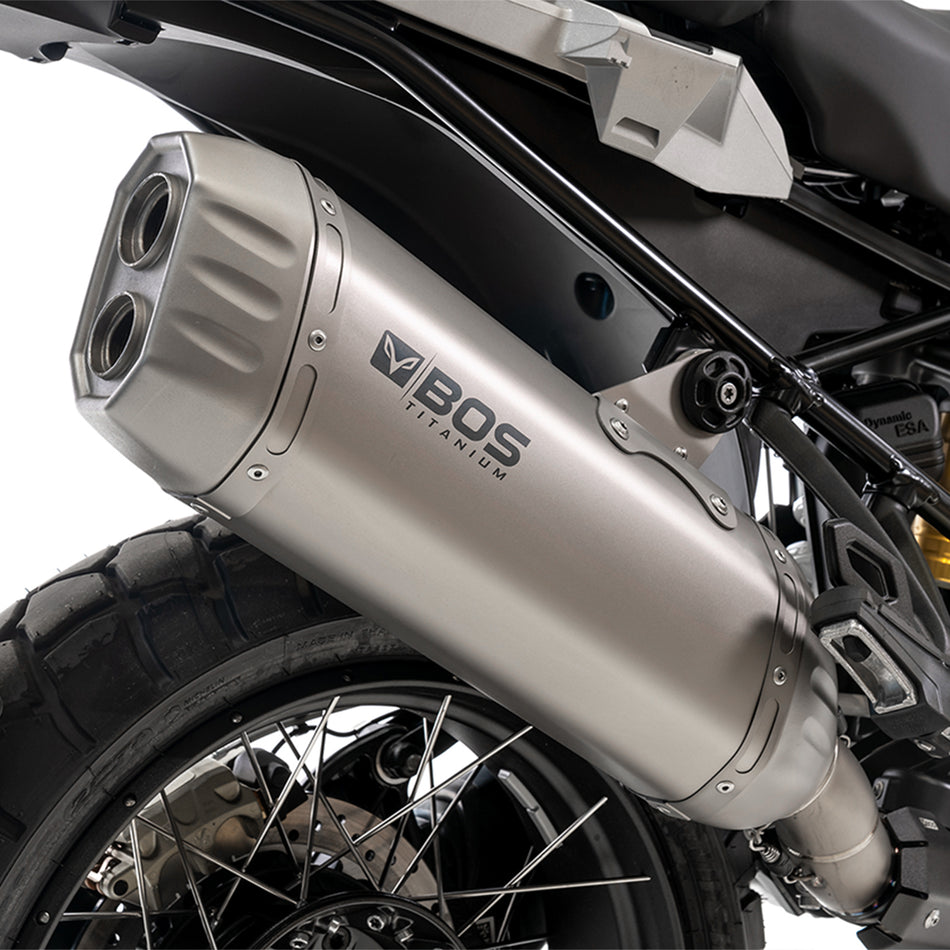 R 1250 GS Adventure Exhaust | 2019 - 2025 | BOS DesertFox Titanium