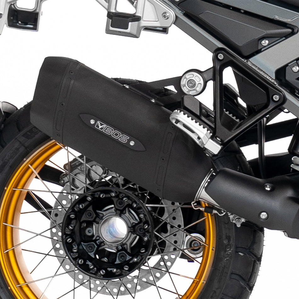 R 1300 GS Adventure Exhaust | 2024 TILL NOW | BOS DesertFox Double D BlackCoated