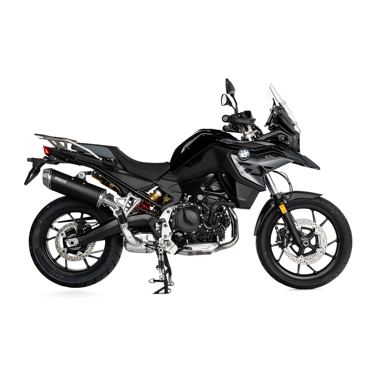 Escape BOS DuneFox BlackCoated para BMW F 800 GS – vista lateral