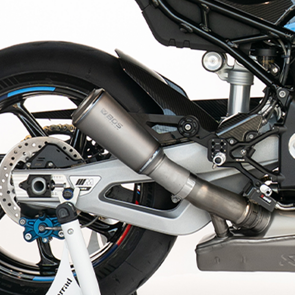 M 1000 RR Exhaust | 2022 - PRESENT | BOS SSEC GP Titanium Short
