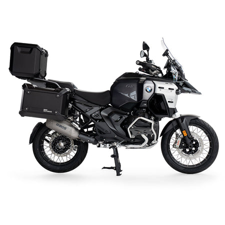 Escape BOS DesertFox Double D Titanium para BMW R 1300 GS Adventure – vista lateral